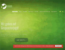 Tablet Screenshot of imaginary-friends.de